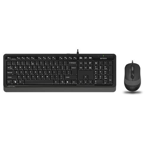 A4 Tech F1010 Q Usb Gri MM Kablolu Klavye Mouse Set