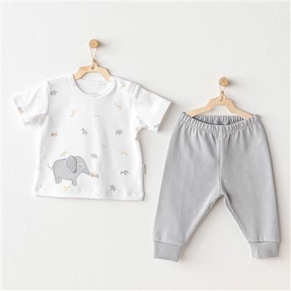 Andywawa AC25809 Little King 2'Li Takım Grey