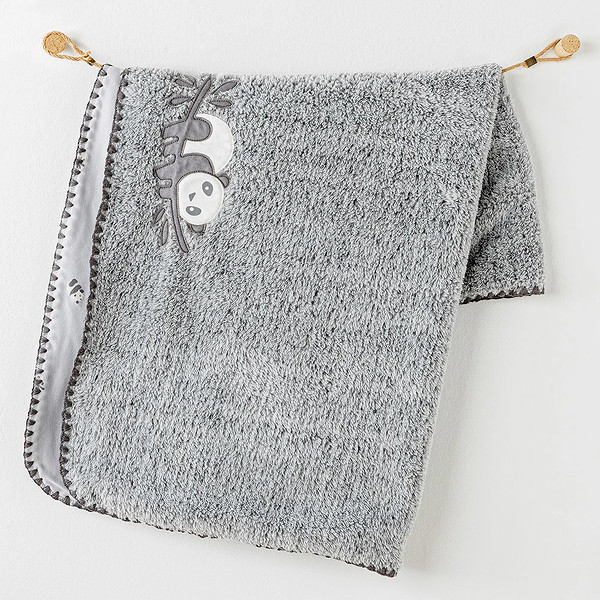 Andywawa AC26033 Keep Smiling Welsoft Battaniye 90X85 Grey