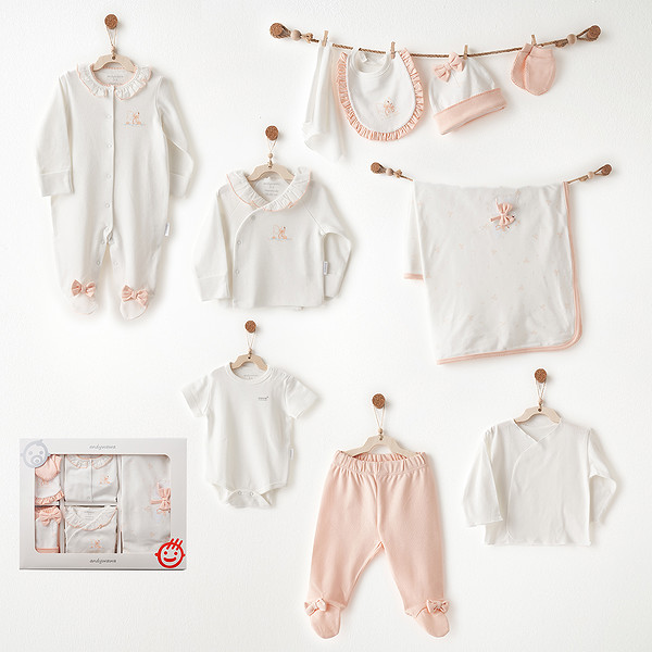 Andywawa AC26531 Little Swan Love 10Lu Hastane Çıkışı Ekru