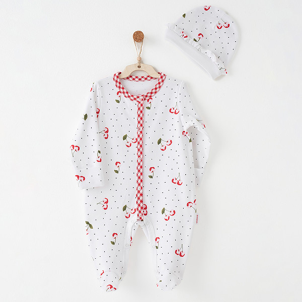 Andywawa AC26687 Cherry Chatty Tulum Takım Ekru