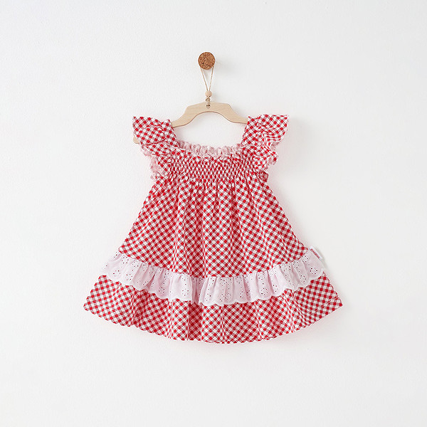 Andywawa AC26689 Herry Chatty Elbise Red
