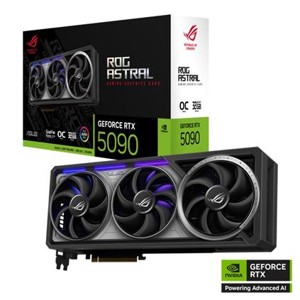 Asus Geforce Rog-Astral-Rtx5090-O32G-Gamıng 32GB Gddr7 512Bıt 2Xhdmı 3Xdp Ekran Kartı