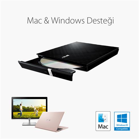 Asus Sdrw-08D2S-U Lıte Usb2.0 Dvd- RW Harıcı Sıyah