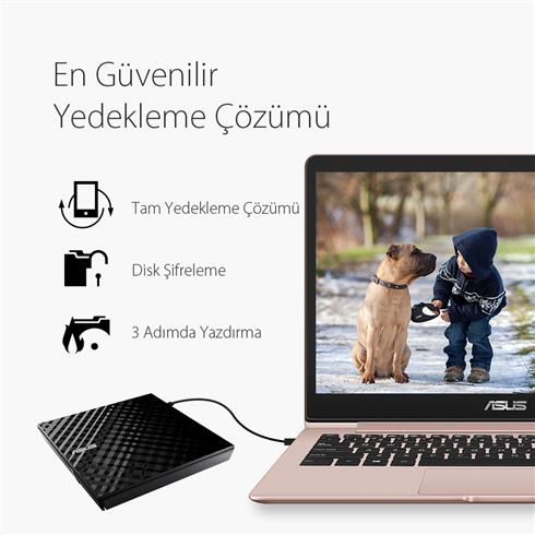 Asus Sdrw-08D2S-U Lıte Usb2.0 Dvd- RW Harıcı Sıyah
