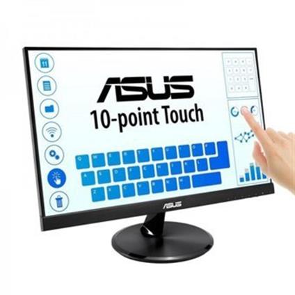 21.5 Asus VT229H Ips 5MS 60Mhz 1Xvga 1Xhdmı Fhd 1920X1080 Hoparlör Çerçevesiz Düşük Mavi Işık Dokunmatik Ekran Vesa