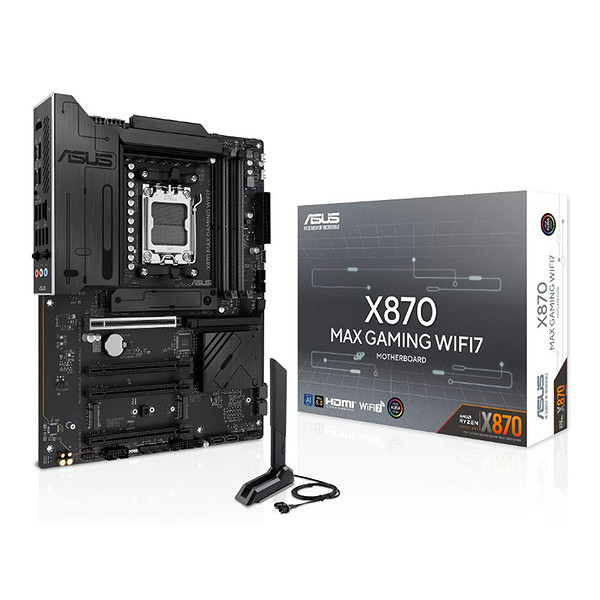 Asus X870 Max Gamıng Wıfı7 Ddr5 8000MT/S 1Xhdmı 2Xusb 3XM.2 Atx AM5 (Amd AM5 9000/8000/7000 Serileri