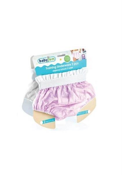 Babyjem 15 - 20 Kg Tekli Sızdırmaz Yıkanabilir Pembe Alıştırma Külodu