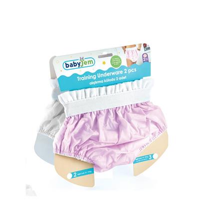Babyjem Alıştırma Külodu 2'Li Set 3 Yaş Pembe Kutulu