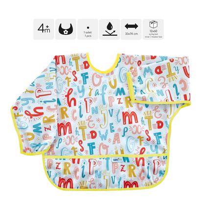 Babyjem Baskılı Blw Kollu Önlük 784 Harf Desen