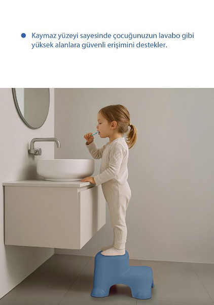 Babyjem Çok Amaçlı Katlı Basamak 516 (Yeni) İndigo Mavi