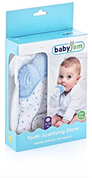 Babyjem Diş Kaşıyıcı Eldiven 526 Mavi