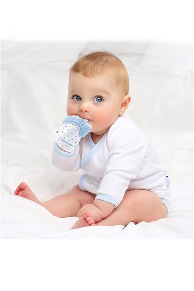 Babyjem Diş Kaşıyıcı Eldiven 526 Mavi