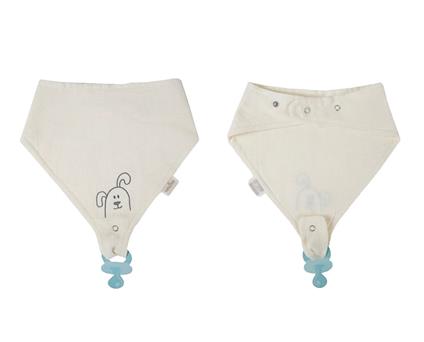 Babyjem Emzik Askılı Müslin Önlük 837 Ekru