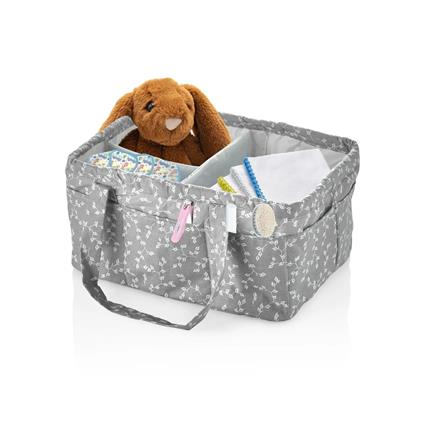 Babyjem Katlamalı Anne & Bebek Organizer 795 Gri Çiçek