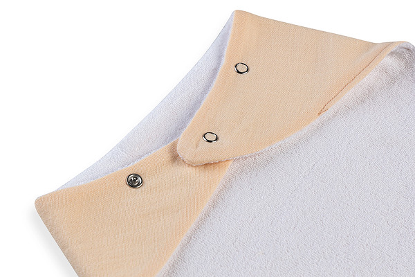 Babyjem Silikon Diş Kaşıyıcılı Müslin Önlük 736 Somon