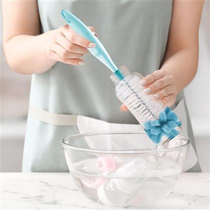 Babyjem Süngerli Biberon Fırçası 776 Mavi