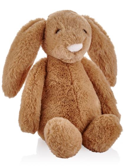 Babyjem Uyku Arkadaşım Oturabilen Tavşan 30 Cm 730 Açık Kahve