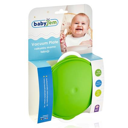 Babyjem Vakumlu Mama Tabağı 565 Mavi