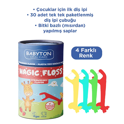 Babyton Çocuklar İçin Diş İpi
