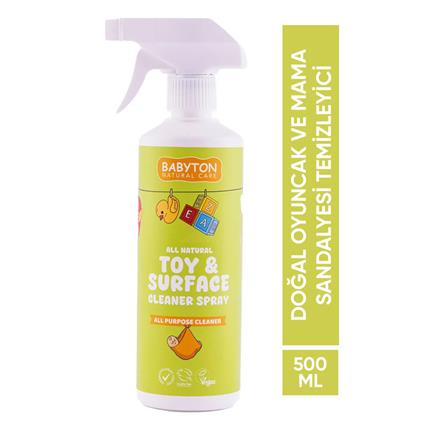 Babyton Doğal Oyuncak Ve Mama Sandalyesi Temizleyici Sprey 500 Ml