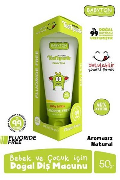 Babyton Organik Doğal Natural Diş Macunu 50 Gr