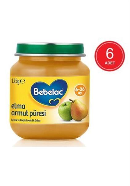 Bebelac Elma Armut Püresi Kavanoz Maması 125 Gr