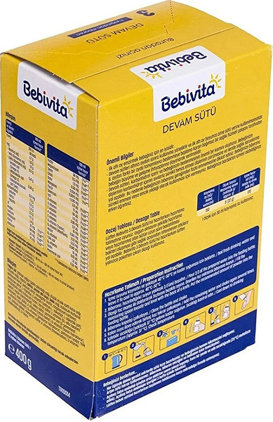 Bebivita Bebek Devam Sütü 3 400 Gr