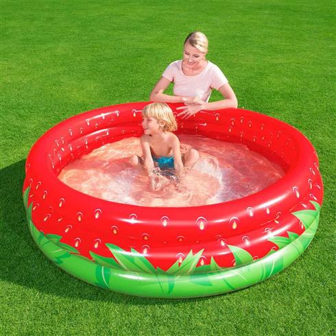 Bestway Çilek Desenli Çocuk Havuzu 122X25 Cm