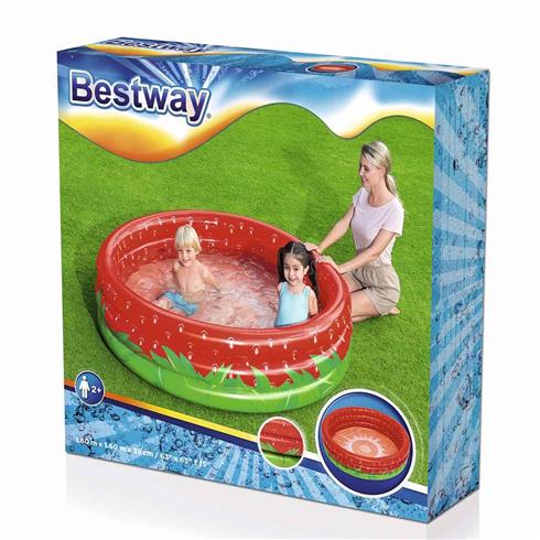 Bestway Çilek Desenli Çocuk Havuzu 122X25 Cm