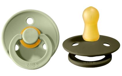 Bibs Colour Simetrik Kauçuk Emzik I Sage I 0-6 Ay Pembe