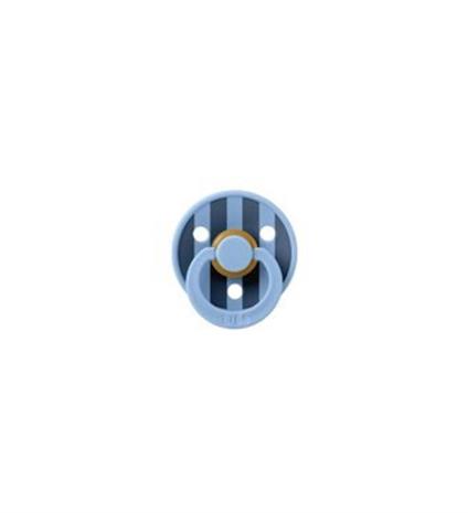 Bibs Studio Colour Block Kauçuk Emzik 0-6 Ay Sky Blue