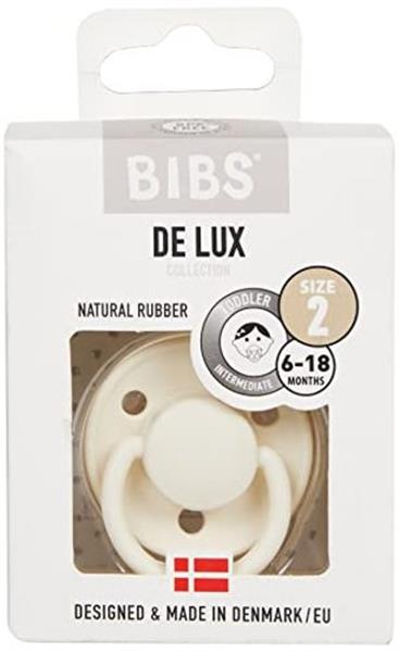 Bibs Colour Kauçuk Emzik 6-18 Ay Ivory