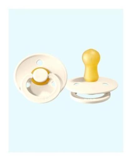 Bibs Colour Kauçuk Emzik 6-18 Ay Ivory