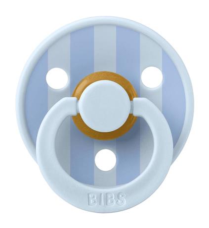 Bibs Studio Colour Block Kauçuk Emzik 6-12 Ay Baby Blue / Dusty Blue