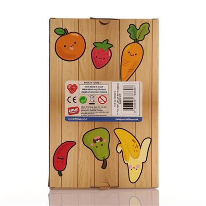 Urt007-Kutu-3 41 Pcs Kesilebilen Meyve Sebze Manav