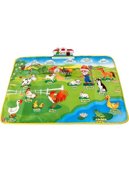 YY-571 A622374TR-U Sesli Ve Işıklı Eğitici Çiftlik Halısı -Birliktoys