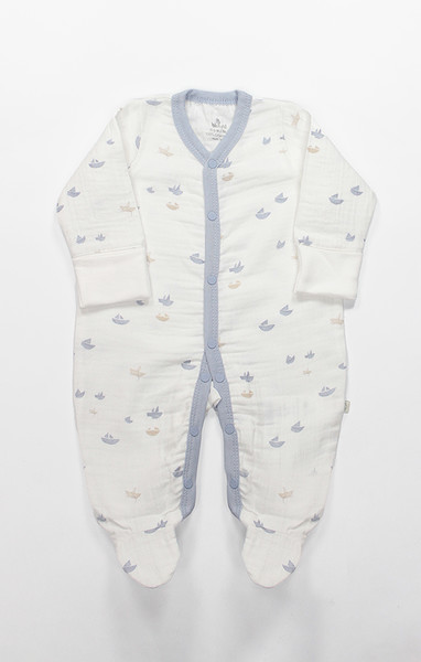 Bistyle 10Lu Hastane Çıkışı Müslin Little Boats 11121 Ekru
