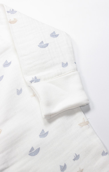 Bistyle 10Lu Hastane Çıkışı Müslin Little Boats 11121 Ekru