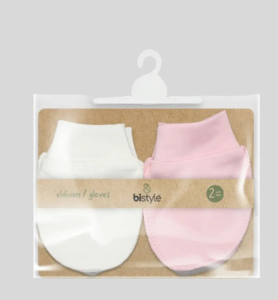 Bistyle 2Li Penye Eldiven Basıc 90108 Pembe