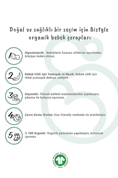 Bistyle 5'Li Penye Soket Kutulu Basic Çorap 10131 Pudra