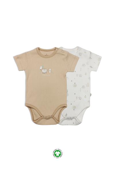Bistyle Always Dream Yarım Kol 2'Li Body 17114 Ekru Bej