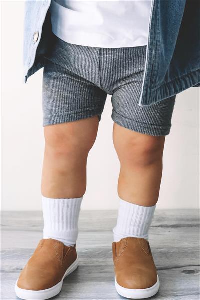 Bistyle Basic Kaymaz Penye Soket Çorap 3'Lü BS10106 Siyah Ekru Gri