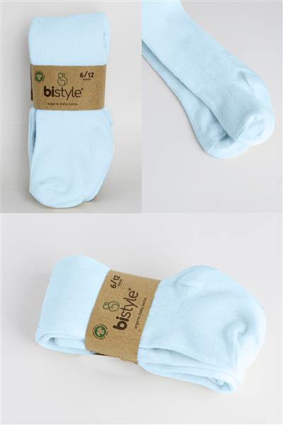 Bistyle Basic Penye Tekli Külotlu Çorap BS1000 Mavi