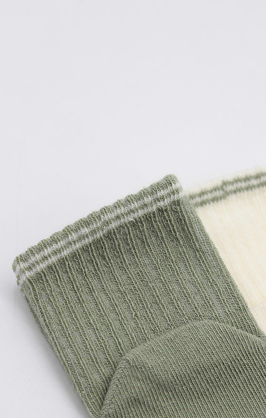 Bistyle Çemberli Basic Penye Kaymaz Soket Çorap 2Li 10146 Nil
