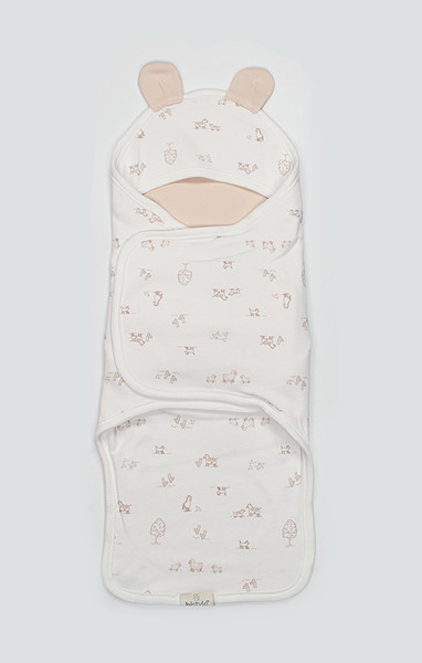 Bistyle Curly Lamb Bel Destekli Kundak 75111 Bej Mavi Ekru