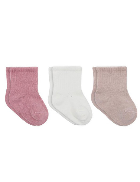 Bistyle Flamingo Girl 3'Lü Penye Soket Çorap 10136 Gül Kurusu