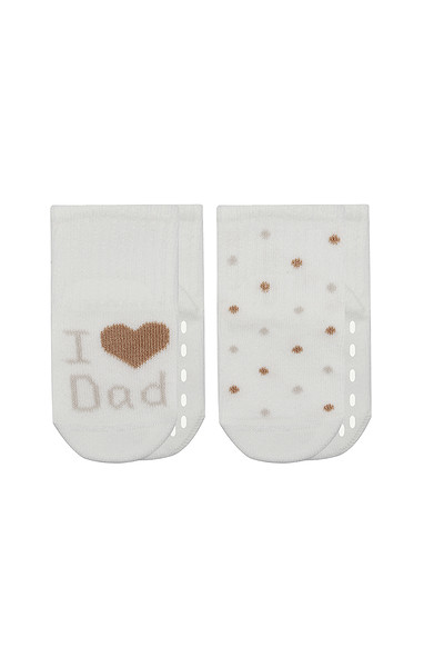 Bistyle Mom Dad Penye Kaymaz Soket Çorap 2Li 10147 Puan Dad