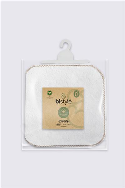 Bistyle Organik 28X28 6'Lı Havlu Mendil 90105 Ekru