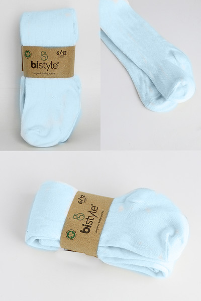 Bistyle Tekli Düz Külotlu Çorap 50104 Mavi